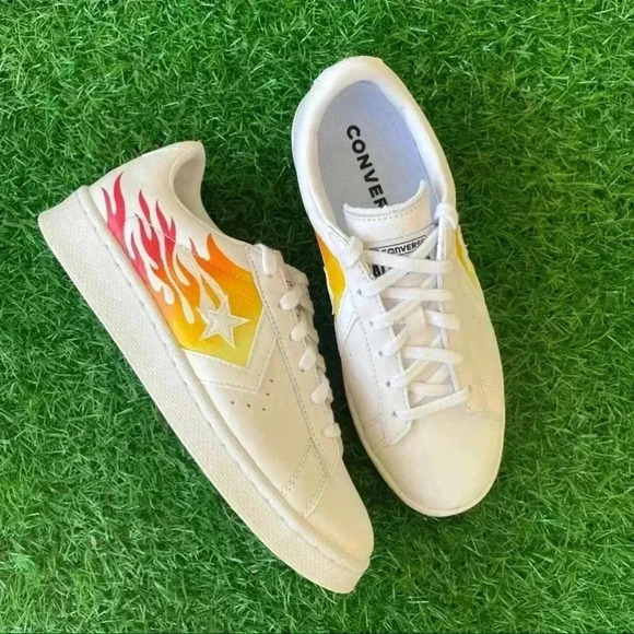 Converse All Star Pro Leather Ox Flames - Picture 2 of 7